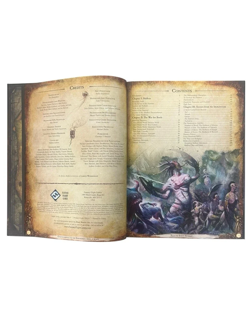 FFG Dark Heresy Enemies Beyond EX/NM